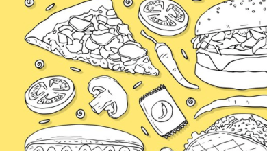 Fast Food:Ugdduxsgvr4= Food Coloring Pages