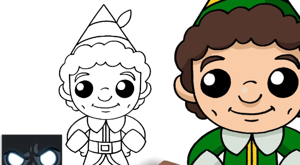 Cute:4pfiykn8bq0= Elf Drawing